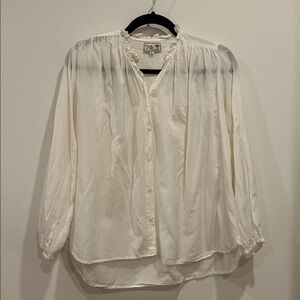 Mille Cream Top Sz S